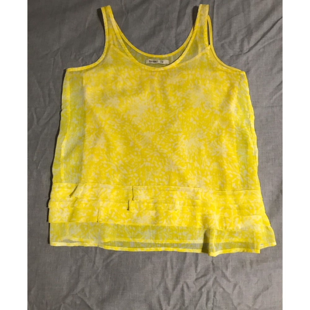 Old Navy Yellow Tank